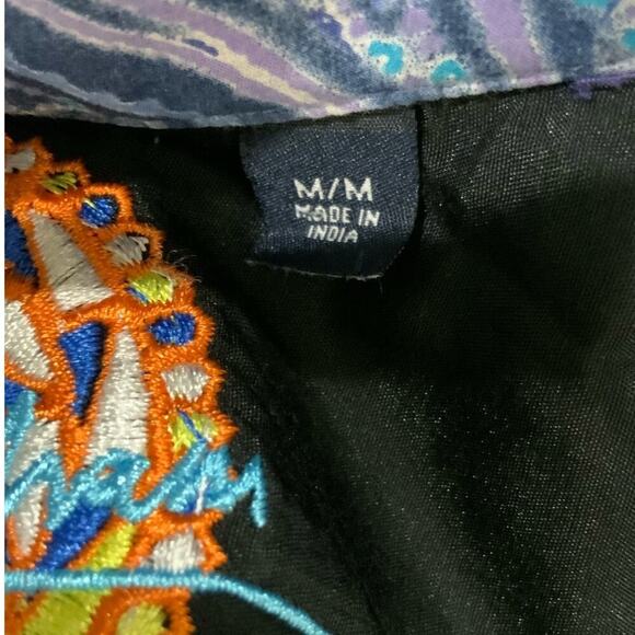 Robert Graham Shirt Mens M Textured Long Sleeve Collared Button Up Casual Formal - Picture 6 of 8